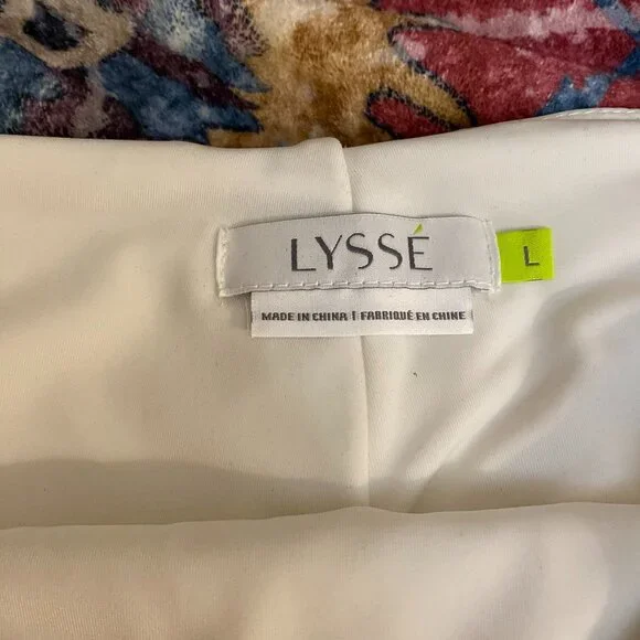 NEVER WORN! Lyssé Vegan Leather Metallic “Perfect” Pencil Skirt – Size L - Picture 6 of 6